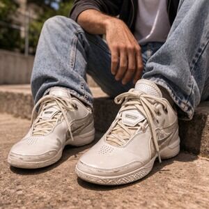Nike Zoom LeBron NXXT Gen AMPD White‎ Metallic Silver FJ1566-102 Mens 9.5
